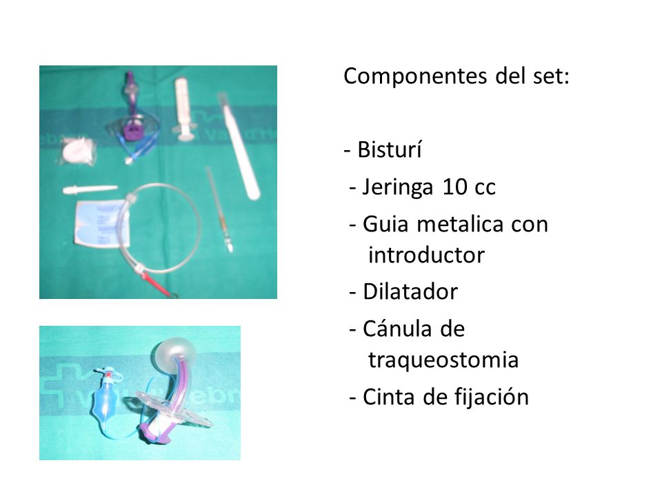 tipos de canulas de traqueostomia